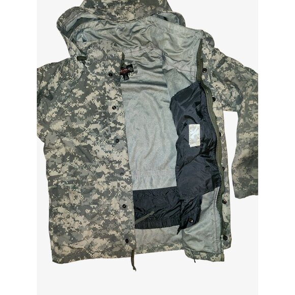 Tru-Spec H2O Proof Parka Jacket Waterproof Cold Coat Camo Hood - Picture 3 of 6